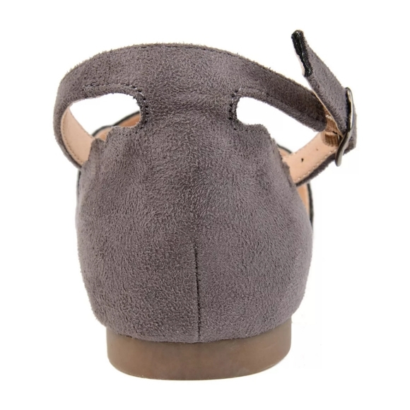 Journee Collection Lana Flat Grey 10 - Picture 3 of 8